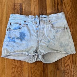 Levi 501 Tie Dye Shorts